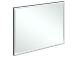 Villeroy und Boch Subway 3.0 Spiegel A46310BC Aluminiumrahmen, 100 x 75 x 4,75 cm, schwarz matt/weiß matt