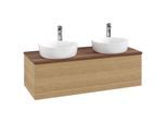 Villeroy & Boch Antao Waschtischunterschrank 1200x360x500mm K35152HN mit Struktur FK/AP: HN/2