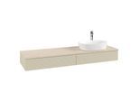 Villeroy & Boch Antao Waschtischunterschrank 1600x190x500mm L16153HJ mit Beleuchtung mit Struktur FK/AP: HJ/3