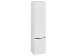 Villeroy und Boch Subway 3.0 Hochschrank C58701VE 40x171x36,2cm, Schanier rechts/Griff Volcano black, brilliant white