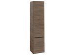 Villeroy und Boch Subway 3.0 Hochschrank C58601VH 40x171x36,2cm, Schanier links/Griff Volcano black, arizona oak