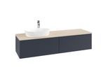 Villeroy & Boch Antao Waschtischunterschrank 1600x360x500mm L37153HG mit Beleuchtung mit Struktur FK/AP: HG/3