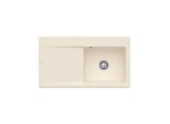 Villeroy und Boch Subway Style 50 Einbauspüle 335100FU Spülbecken rechts, 900 x 510 mm, ivory CeramicPlus
