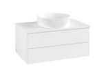 Villeroy & Boch Antao Waschtischunterschrank 800x360x500mm L19110MT mit Beleuchtung mit Struktur FK/AP: MT/0