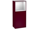 Villeroy und Boch Finion Seitenschrank F500MTHB 41,8x93,6x27cm, links, Regal oben White Matt, Peony Matt