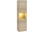 Villeroy und Boch Finion Hochschrank G460HFPC 41,8x151,6cm, links, Emotion, Regal Gold Matt Lacquer, Oak Veneer