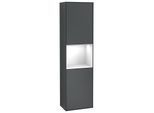 Villeroy und Boch Finion Hochschrank F470GFHG 41,8x151,6x27cm, rechts, Regal Glossy White Lacquer, Midnight Blue Matt Lacquer