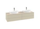 Villeroy & Boch Antao Waschtischunterschrank 1600x360x500mm K28153HJ mit Struktur FK/AP: HJ/3
