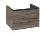 Villeroy und Boch Subway 3.0 Waschtisch-Unterschrank C575L1RK 62,2x42,9x47,8cm, mit LED/Griff Volcano black, stone oak
