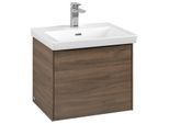 Villeroy und Boch Subway 3.0 Waschtisch-Unterschrank C57901VH 52,3x42,9x44,75cm, ohne LED/Griff Volcano black, arizona oak