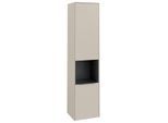 Villeroy und Boch Subway 3.0 Hochschrank C58800VN 40x171x36,2cm, Schanier links/Griff Aluminium glänzend, cashmere grey