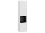 Villeroy und Boch Subway 3.0 Hochschrank C58801VF 40x171x36,2cm, Schanier links/Griff Volcano black, pure white