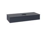Villeroy und Boch Antao Waschtisch-Unterschrank L10010HG mit Beleuchtung, 120x19x50cm, Waschbeckenplattenfarbe Lack, midnight blue matt lacquer