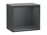 Villeroy und Boch Finion Regalmodul F580HGHG 41,8x35,6x27cm, Regal Midnight Blue, Midnight Blue Matt Lacquer