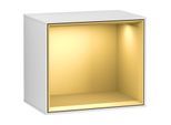 Villeroy und Boch Finion Regalmodul G580HFMT 41,8x35,6x27cm, Emotion, Regal Gold Matt, White matt lacquer
