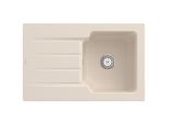 Villeroy und Boch Architectura Spüle 334001FU Ivory, Ablaufgarnitur mit Handbetätigung