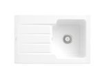 Villeroy und Boch Architectura Spüle 334001KG Snow White, Ablaufgarnitur mit Handbetätigung