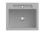 Villeroy und Boch Siluet Spüle 334601SM mit Ablaufgarnitur und Handbetätigung, Steam