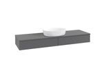 Villeroy & Boch Antao Waschtischunterschrank 1600x190x500mm K14150GK mit Struktur FK/AP: GK/0