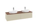 Villeroy & Boch Antao Waschtischunterschrank 1600x360x500mm L39152HJ mit Beleuchtung mit Struktur FK/AP: HJ/2