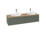 Villeroy & Boch Antao Waschtischunterschrank 1600x360x500mm L39051HL mit Beleuchtung FK/AP: HL/1