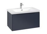 Villeroy und Boch Subway 3.0 Waschtisch-Unterschrank C57302VQ 77,2x42,9x47,8cm, ohne LED/Griff monochrom, marine blue