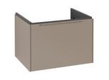 Villeroy und Boch Subway 3.0 Waschtisch-Unterschrank C575L2VM 62,2x42,9x47,8cm, mit LED/Griff monochrom, taupe