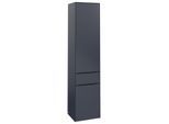 Villeroy und Boch Subway 3.0 Hochschrank C59101VQ 40x171x36,2cm, Schanier rechts/Griff Volcano black, marine blue