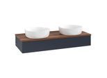 Villeroy & Boch Antao Waschtischunterschrank 1200x190x500mm L13012HG mit Beleuchtung FK/AP: HG/2