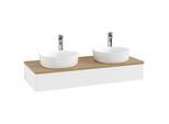 Villeroy & Boch Antao Waschtischunterschrank 1200x190x500mm L13151MT mit Beleuchtung mit Struktur FK/AP: MT/1
