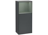 Villeroy und Boch Finion Seitenschrank G510GMHG 41,8x93,6cm, rechts, Emotion, Regal oben Olive Matt, Midnight Blue Matt Lacquer