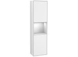 Villeroy und Boch Finion Hochschrank G460MTGF 41,8x151,6cm, links, Emotion, Regal White matt lacquer, Glossy white lacquer