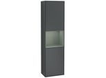 Villeroy und Boch Finion Hochschrank F460GMHG 41,8x151,6x27cm, links, Regal Olive Matt Lacquer, Midnight Blue Matt Lacquer