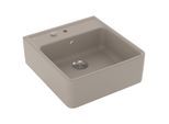 Villeroy und Boch Spülstein Einzelbecken 632062AM Ablaufgarnitur, Exzenterbetätigung, Befestigungssatz, Almond