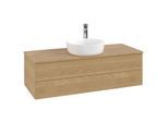 Villeroy & Boch Antao Waschtischunterschrank 1200x360x500mm L21051HN mit Beleuchtung FK/AP: HN/1