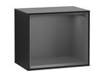 Villeroy und Boch Finion Regalmodul F580GKPD 41,8x35,6x27cm, Regal Antracite Matt, Black matt lacquer