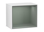 Villeroy und Boch Finion Regalmodul F580GMGF 41,8x35,6x27cm, Regal Olive Matt, Glossy white lacquer