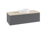 Villeroy & Boch Antao Waschtischunterschrank 1200x360x500mm K32113GK mit Struktur FK/AP: GK/3