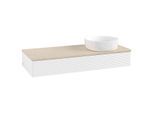 Villeroy & Boch Antao Waschtischunterschrank 1200x190x500mm L12113MT mit Beleuchtung mit Struktur FK/AP: MT/3