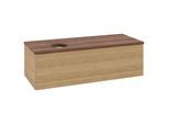 Villeroy & Boch Antao Waschtischunterschrank 1200x360x500mm L33012HN mit Beleuchtung FK/AP: HN/2