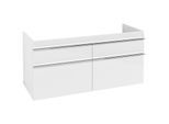 Villeroy & Boch Venticello Unterschrank A93001DH XXL, 125,3x59x50,2cm, Griff Chrom, Glossy White