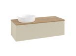 Villeroy und Boch Antao Waschtisch-Unterschrank K33111HJ 120x36x50cm, Waschbeckenplattenfarbe honey oak, silk grey matt lacquer