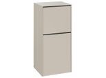 Villeroy und Boch Subway 3.0 Seitenschrank C59502VN 40x86x36,2cm, Schanier rechts/Griff monochrom, cashmere grey