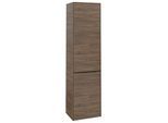 Villeroy und Boch Subway 3.0 Hochschrank C59201VH 40x171x36,2cm, Schanier links/Griff Volcano black, arizona oak