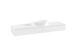 Villeroy & Boch Antao Waschtischunterschrank 1600x190x500mm L14110MT mit Beleuchtung mit Struktur FK/AP: MT/0