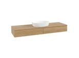 Villeroy & Boch Antao Waschtischunterschrank 1600x190x500mm K14111HN mit Struktur FK/AP: HN/1