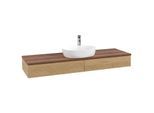 Villeroy & Boch Antao Waschtischunterschrank 1600x190x500mm L14152HN mit Beleuchtung mit Struktur FK/AP: HN/2