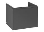 Villeroy und Boch Subway 3.0 Waschtisch-Unterschrank C57902VR 52,3x42,9x44,75cm, ohne LED/Griff monochrom, graphite