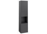 Villeroy und Boch Subway 3.0 Hochschrank C58901VR 40x171x36,2cm, Schanier rechts/Griff Volcano black, graphite