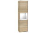 Villeroy und Boch Finion Hochschrank G470GFPC 41,8x151,6cm, rechts, Emotion, Regal Glossy White Lacquer, Oak Veneer